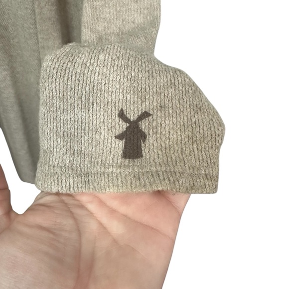 Dutch Bros Women’s SMALL Long Light Tan Duster Sweater RARE So CUTE! DB 1992 - Picture 3 of 8